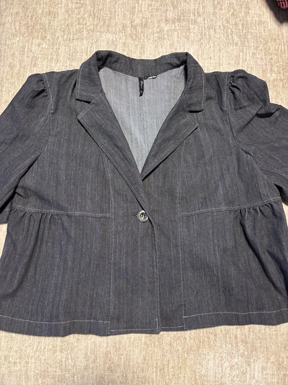2x New directions Stretch Denim cropped jacket